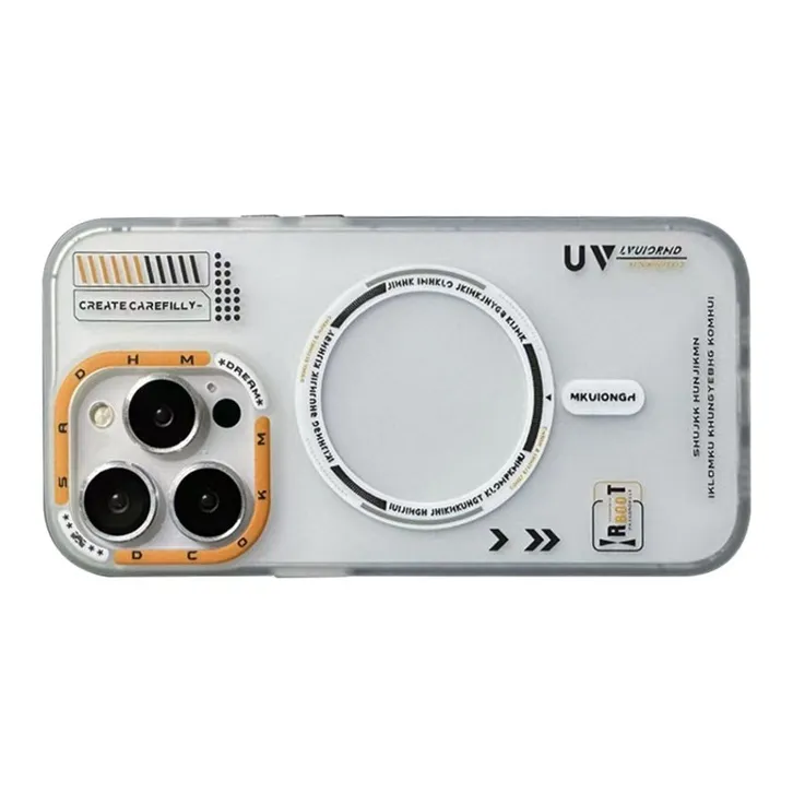 TXBX Acrylic Material Matte Semi Transparent Ultra Durable Phone Case Compatibility With Apple 15/14/13/12 Collection-1