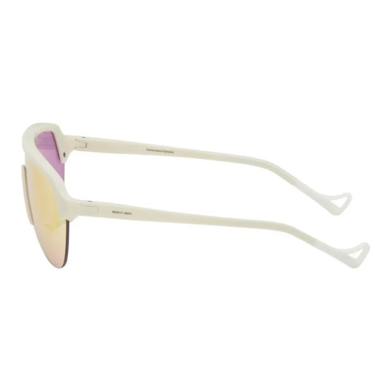 District Vision Titanium Nylon Irregular Shape Sunglasses Women's White-2