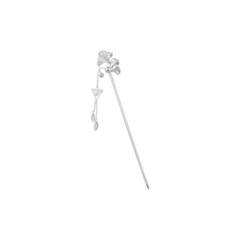 Shunqin Silver Building S999 Fine Silver Hairpins Women's