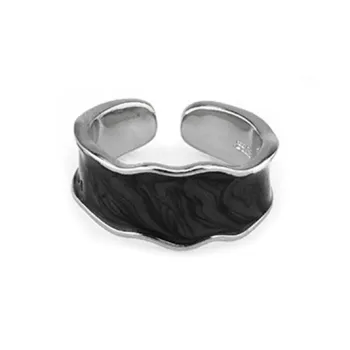 KING OF BLING Alloy, Enamel, Oil Drip Rings Unisex Year Of The Snake Good Luck