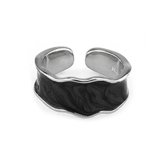 KING OF BLING Alloy, Enamel, Oil Drip Rings Unisex Year Of The Snake Good Luck-0