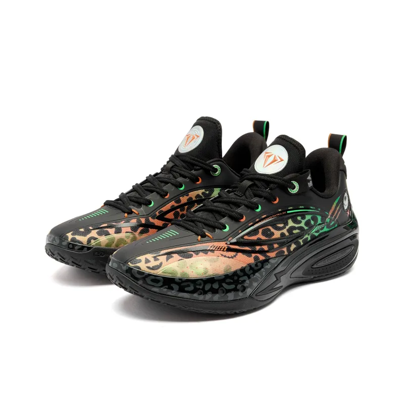 QIAODAN Venom PRO3.0 V2 Basketball Shoes Men Low Top Black Crimson Glow-2