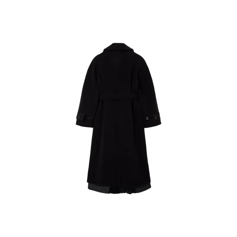 LACOSTE Classic Belted Trench Coat-1