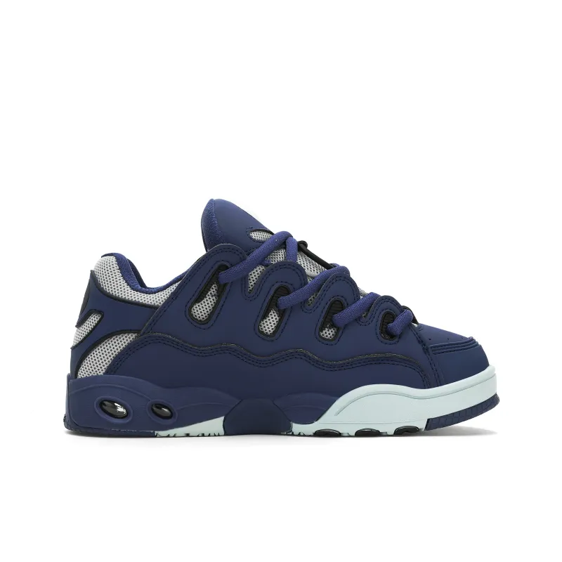 OSIRIS Cushioning Coverage Height Increasing Wear Resistant Slip Resistant Low Top Skateboard Shoes Unisex Marine Blue-1
