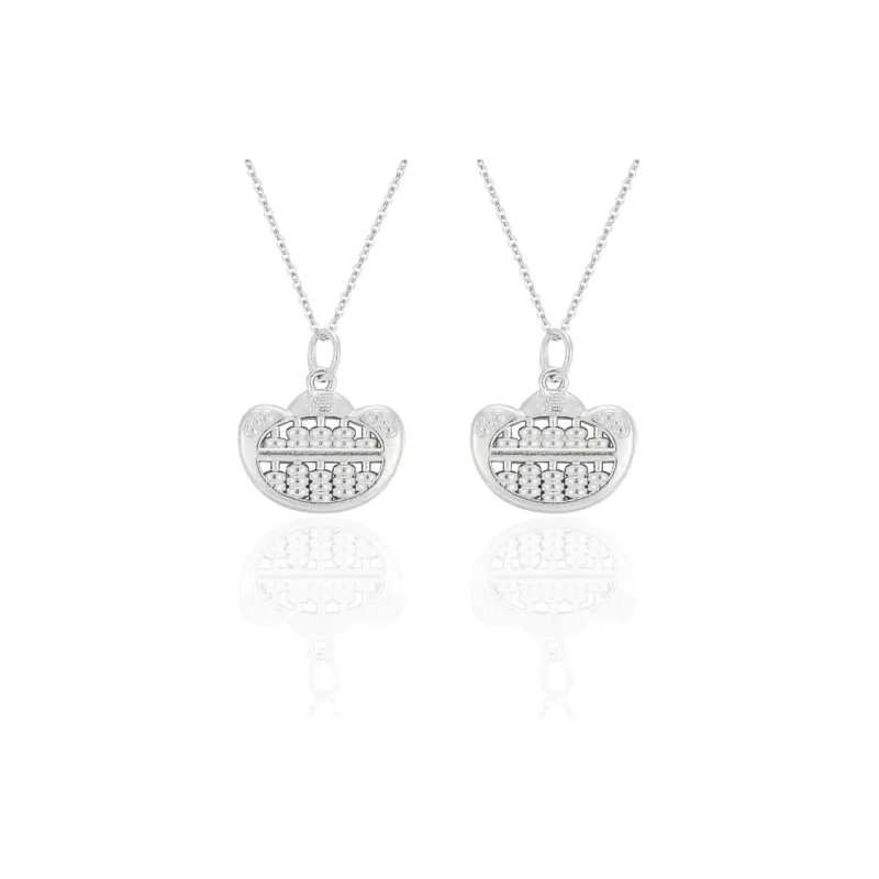 DFALLA S925 Silver Necklaces Unisex-4