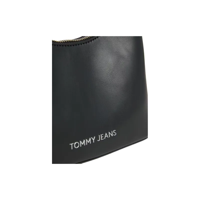 Tommy Hilfiger Polyurethane Shoulder Bag Small Size Women's Black-3
