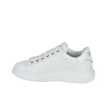 KARL LAGERFELD Low Top Skateboard Shoes Men's White