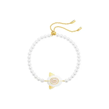 Social Talent Synthetic Cubic Zirconia Artificial Pearl Bracelets Women's