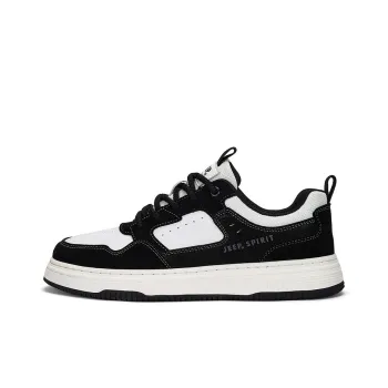 JEEP SPIRIT Non slip Lightweight Low Top Skateboard Shoes Men's Graphite Black