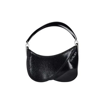 Mugler Leather Handbag Women's Black