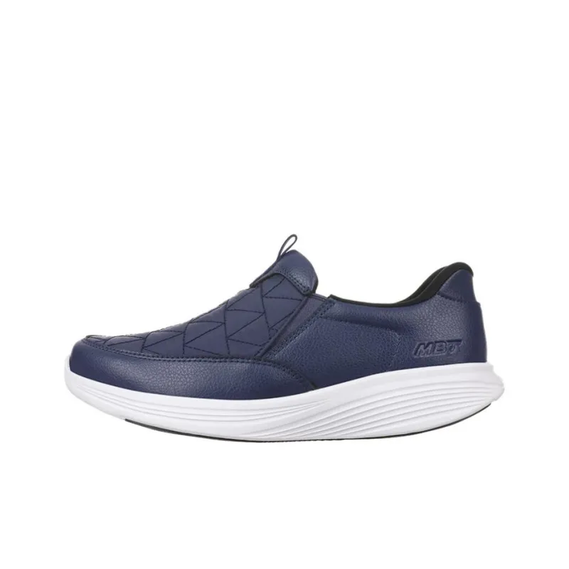 MBT Anti Slip Wear Resistant Low Top Casual Shoes Women's Blue-0