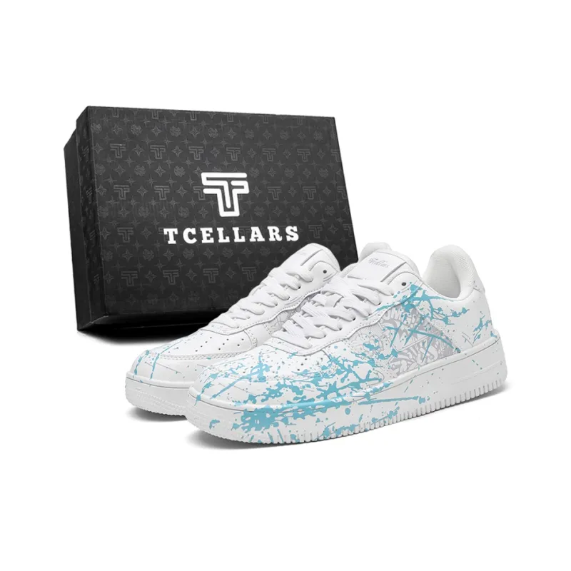 TCELLARS Cushioning Abrasion Resistant Lightweight Height Increasing Mat Low Top Skateboard Shoes Unisex-10