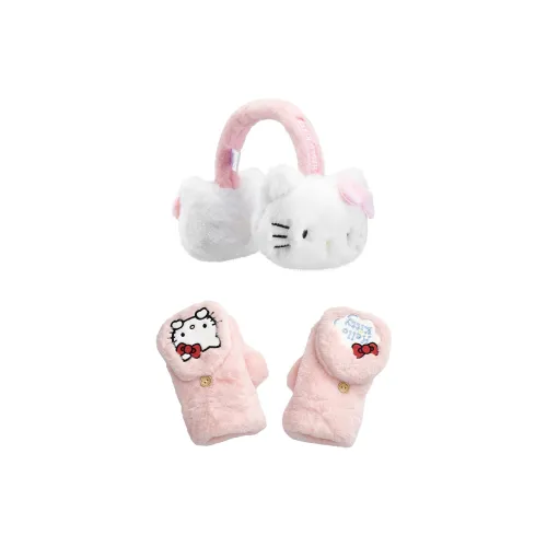 Hello Kitty Polyester Knit Gloves Unisex