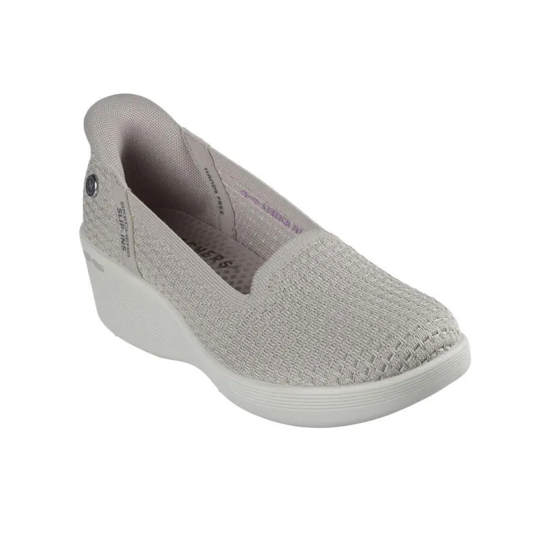Martha Stewart x Skechers Pier Lite Anti-Slip Wear-Resistant Low-Top Casual Shoes Women's Taupe-2
