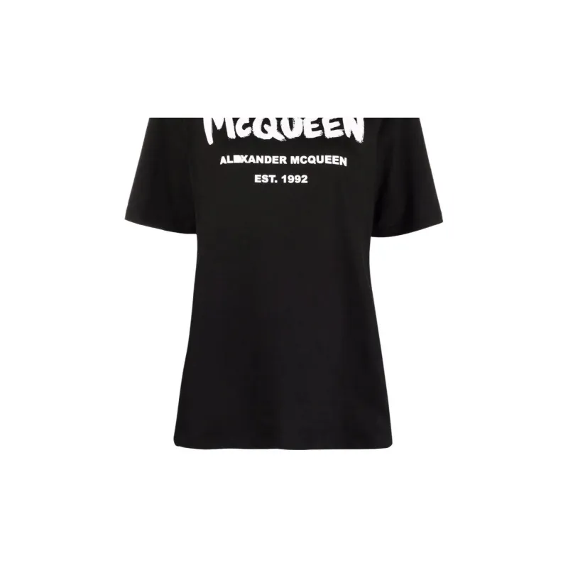 Alexander McQueen SS22 T Shirt Women's Black-6