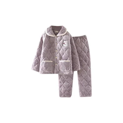 Bejirog Pajama Set Women's Purple