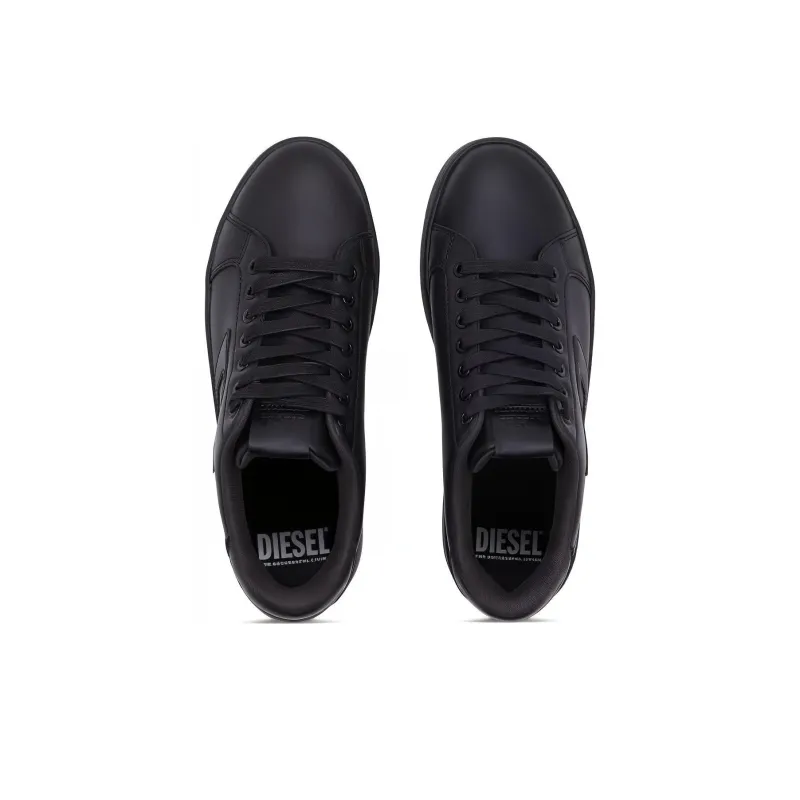 DIESEL S Athene Bold X Low Top Skateboard Shoes Women's Black-3