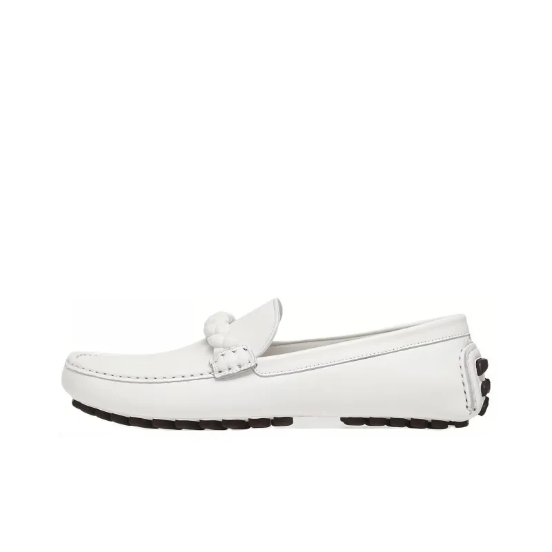 GIANVITO ROSSI Monza Loafers Men's White-0
