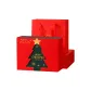 Box 33*25*12cm+Shopping Bag+Raffia+Greeting Card