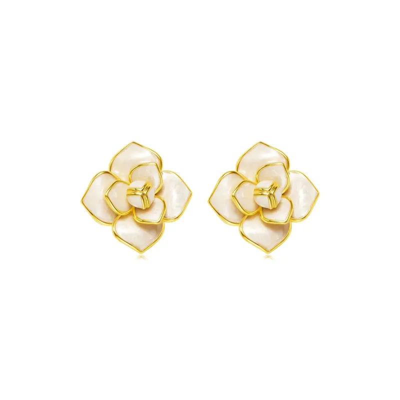 VAN GOGH Copper Stud Earrings Women's-5