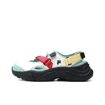 FILA FUSION Conch Sandals 'White Green Black' Women's