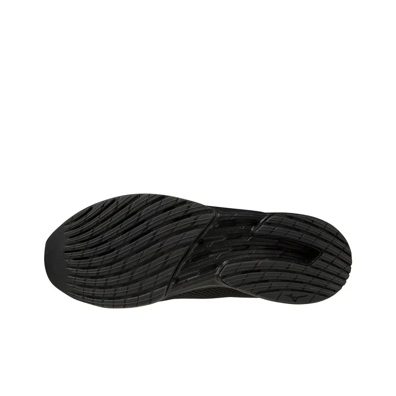 Mizuno Anti Slip Wear Resistant Low Top Casual Shoes Unisex Black-4