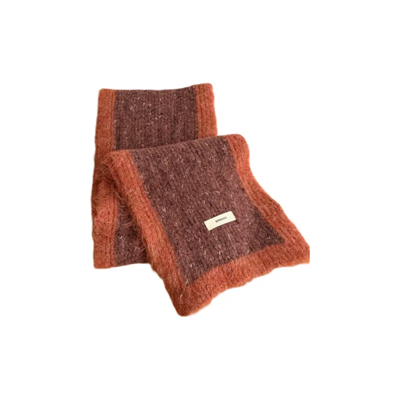 SLEEPYWALK Mohair Knit Scarves Women's-9