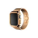 Rose Gold Strap+Rose Gold Protective Case