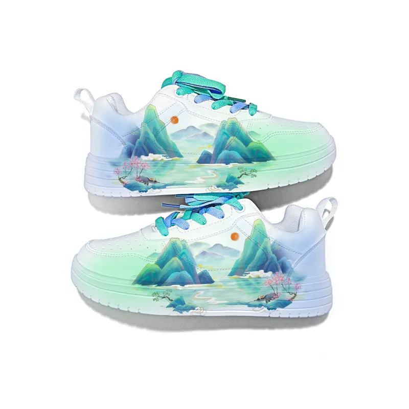 Cold Cicadas Yesterday Lightweight And Breathable Low Top Skateboard Shoes Unisex-2