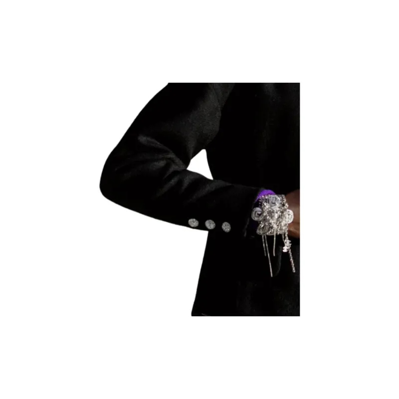 CHANEL Jackets Women's Black-3