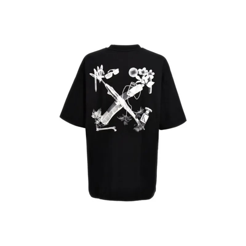 OFF WHITE Scan Arrow Over Crewneck T Shirt-1