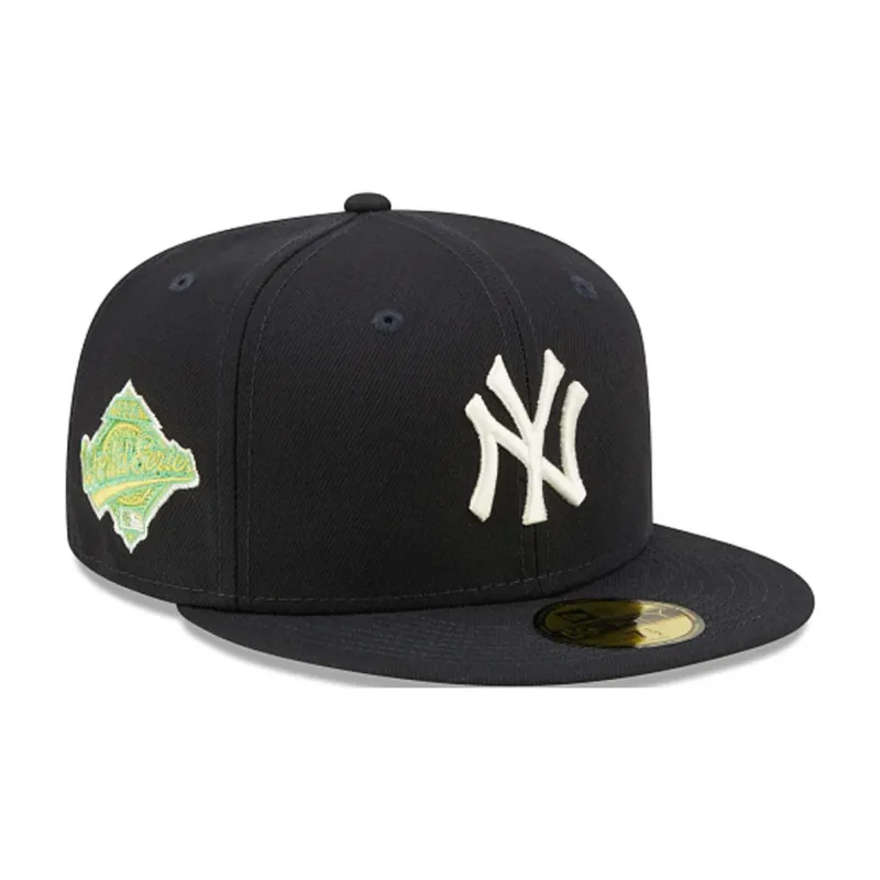 New Era Cotton Wool Blend Baseball Caps Unisex Marine Blue-2