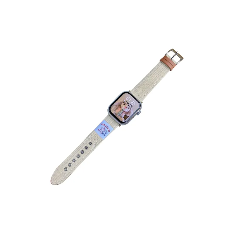 NCFCK Watch Band Apple Compatibility Silicone Material-1