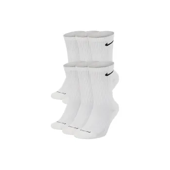 Nike Everyday Plus Mid Calf Socks Men's 1 Set 6 Pack White