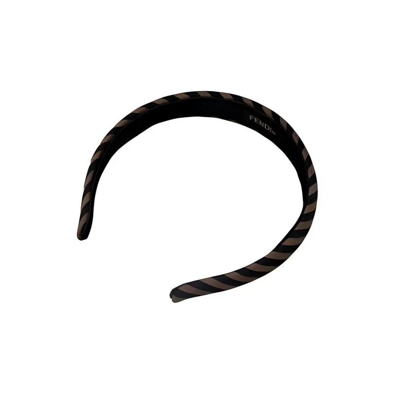 FENDI Canvas Headbands Women's Brown-1