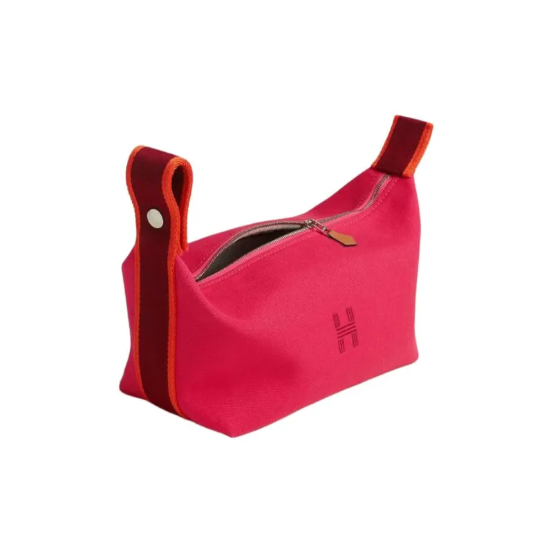 HERMES Bride a Brac Toiletry Bags Rose Red-1