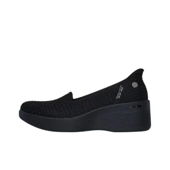 Martha Stewart x Skechers Pier Lite Anti-Slip Wear-Resistant Low-Top Casual Shoes Women's Black