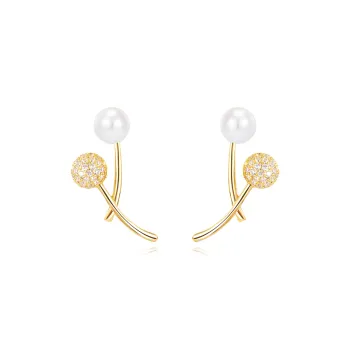 ONEKISS Gold Plated Copper Earrings Women's