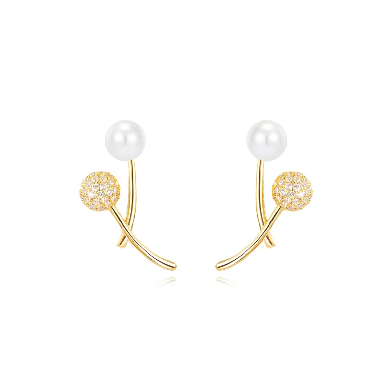ONEKISS Gold Plated Copper Earrings Women's-0