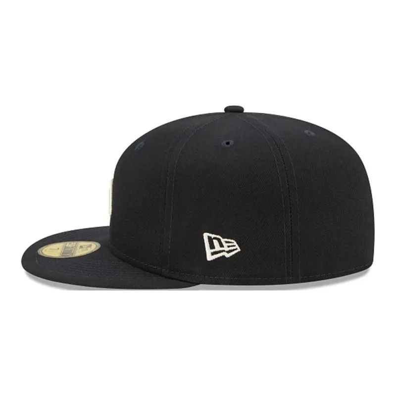 New Era Cotton Wool Blend Baseball Caps Unisex Marine Blue-3