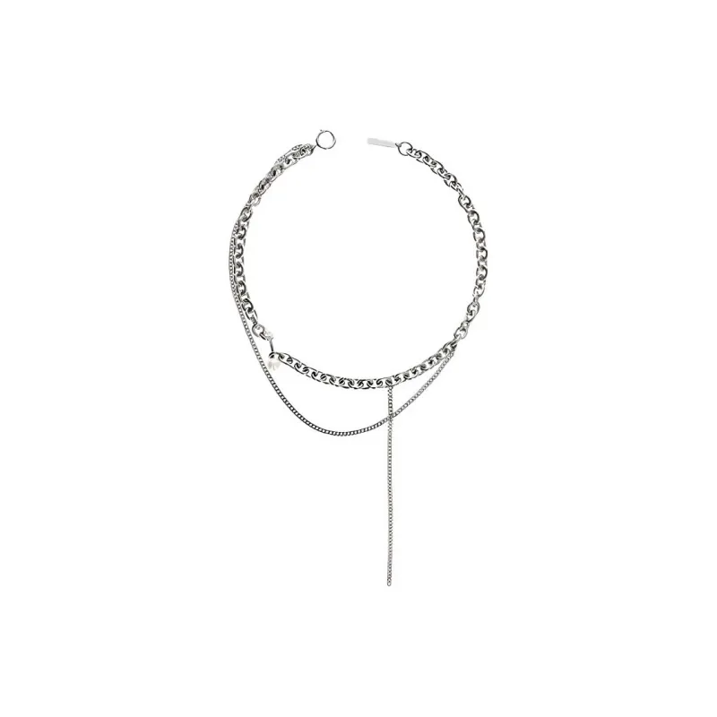 JUSTINE CLENQUET JEWELLERY Brass Necklaces Women's Silver-0