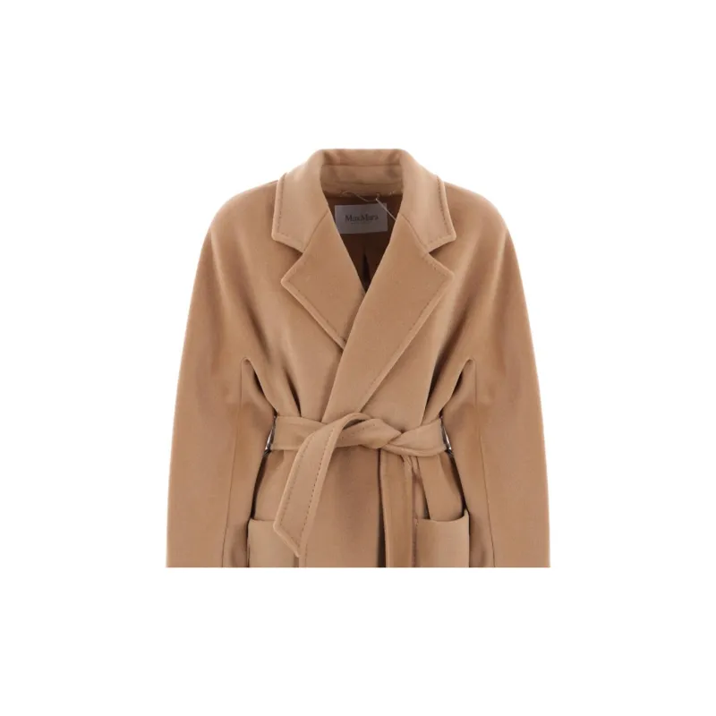 MaxMara Belted Long Sleeved Coat-4