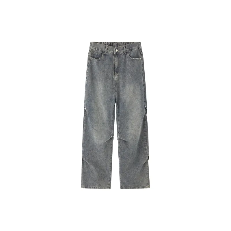 PAINT STAIN Jeans Unisex Dark Purple-29