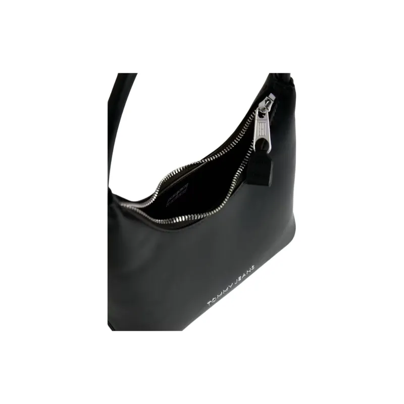 Tommy Hilfiger Polyurethane Shoulder Bag Small Size Women's Black-2