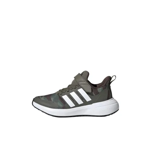 Adidas Fortarun 2.0 Anti-Slip Wear-Resistant Low-Top Kids' Running Shoes Dark Brown Kids'