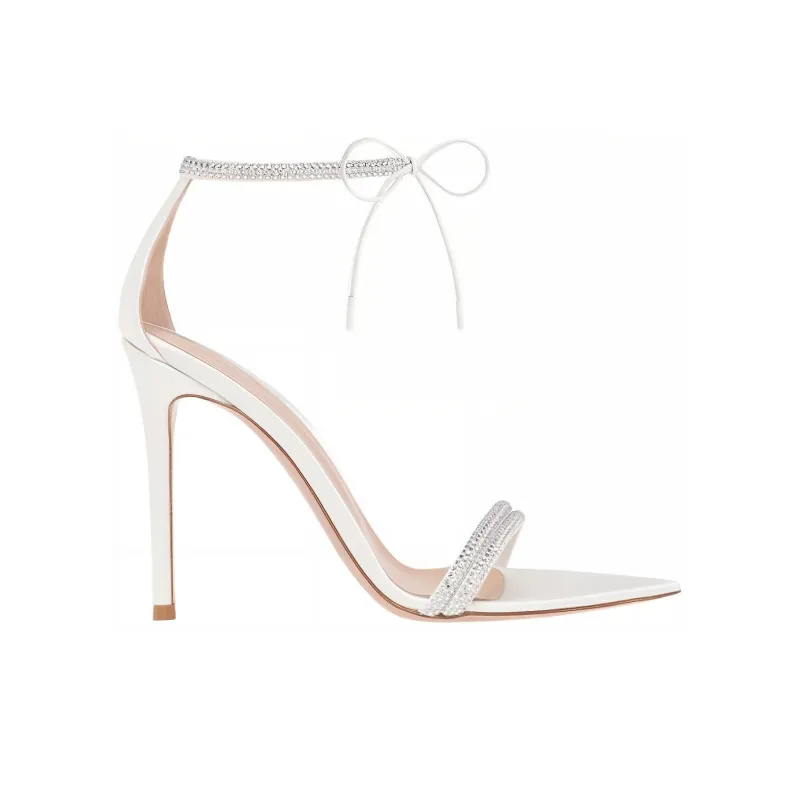 GIANVITO ROSSI Crystal Embellished 115mm Sandals-1