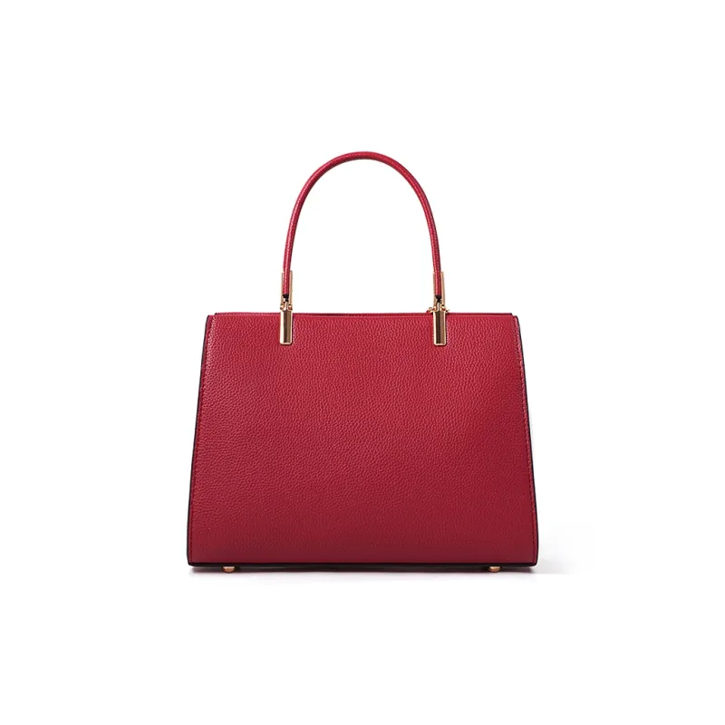 Vigno Synthetic Leather Shoulder Bag Crossbody Bag Handbag Regular Women's Red-4