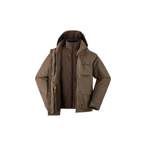 Timberland Water-Resistant Windproof Breathable Windbreaker Jacket Men's Chocolate