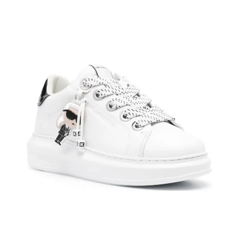 KARL LAGERFELD / Karl Lagerfeld Jeans K/Ikonic Kapri Leather Sneakers Women's-2