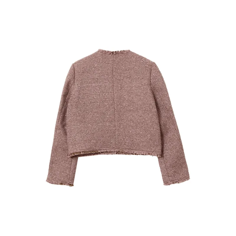 WESTLINK Cropped Coat Women's Pink-1